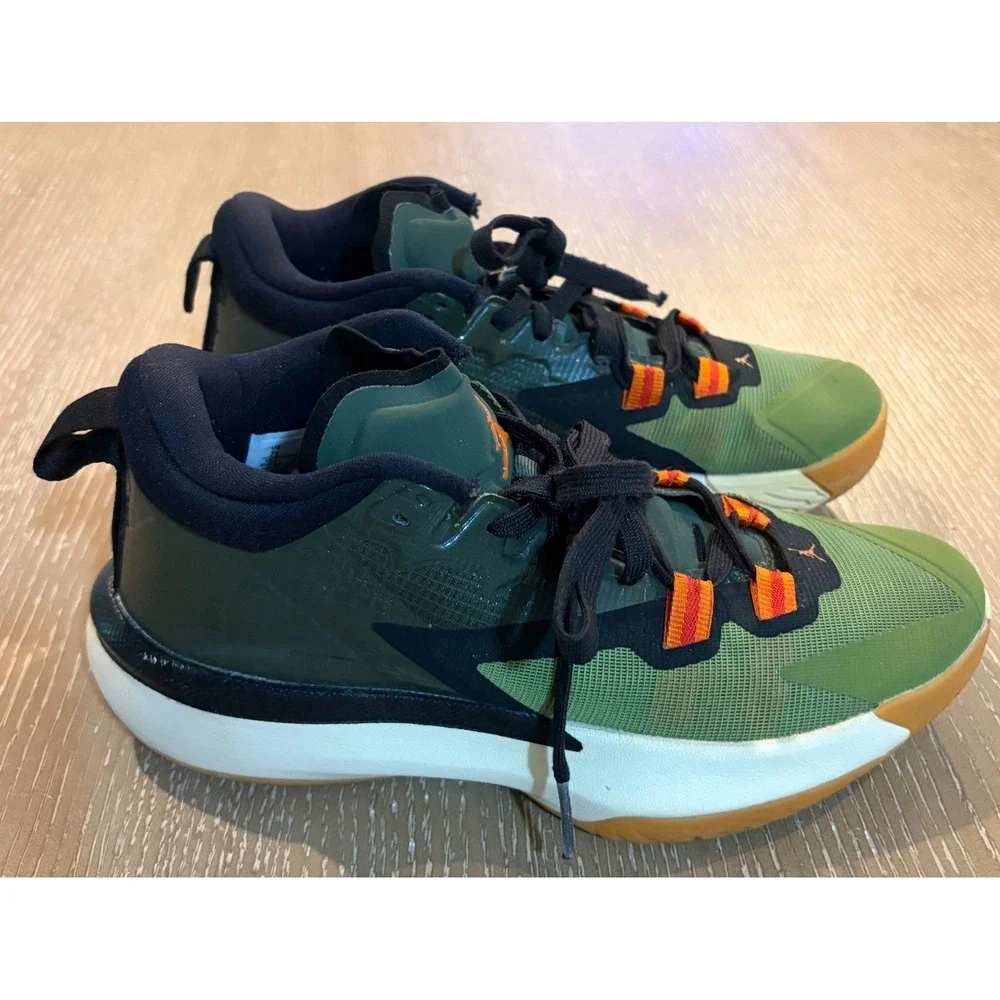 Nike Boys Air Jordan Zion 1 DA3131-300 Green Basketball Shoes Sneakers Size 7Y